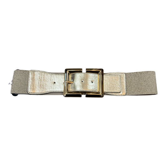 Gold Metallic Elasticated Belt