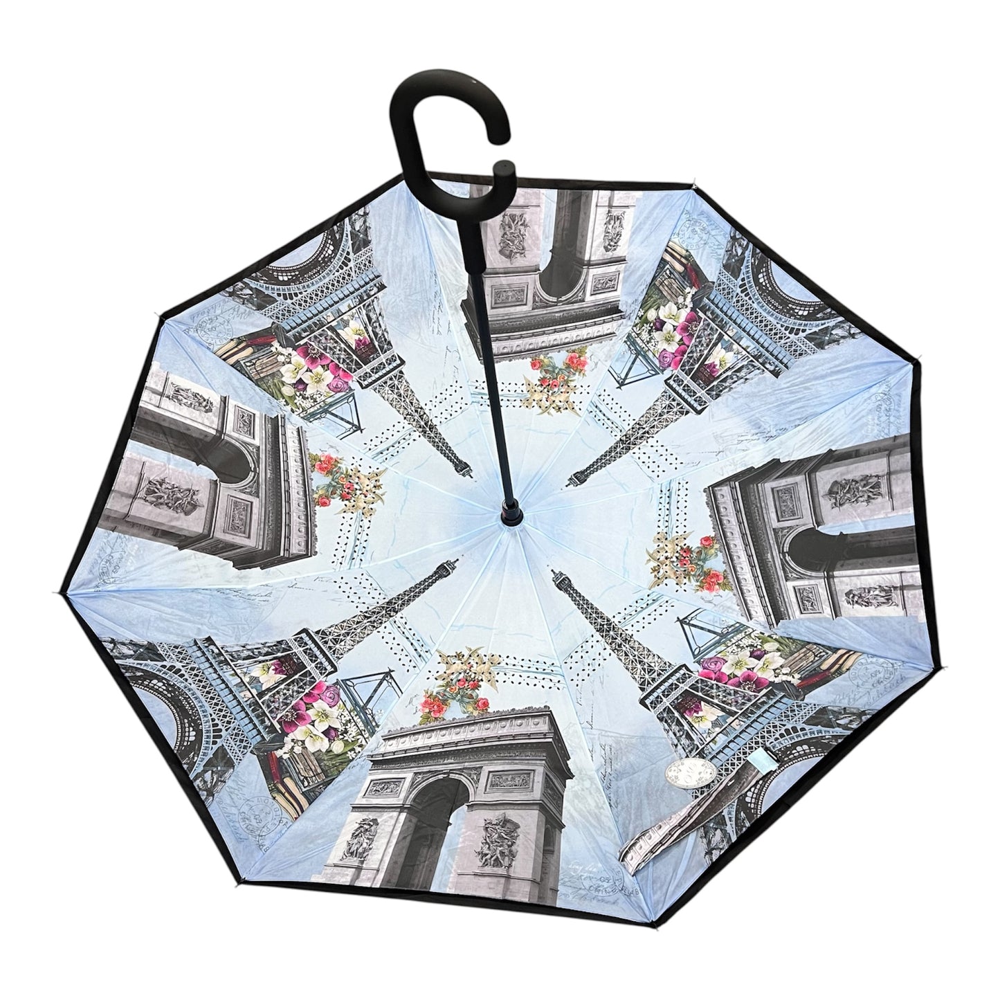 Upside Down Umbrella Paris Blue Insert