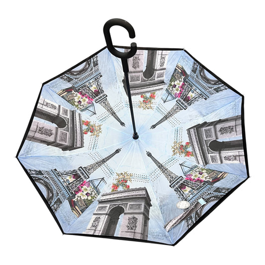 Upside Down Umbrella Paris Blue Insert