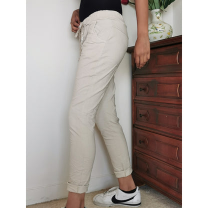 Magic Elasticated Trousers One Size Stone
