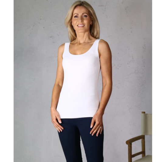 DECK By Decollage Pia White Vest Top