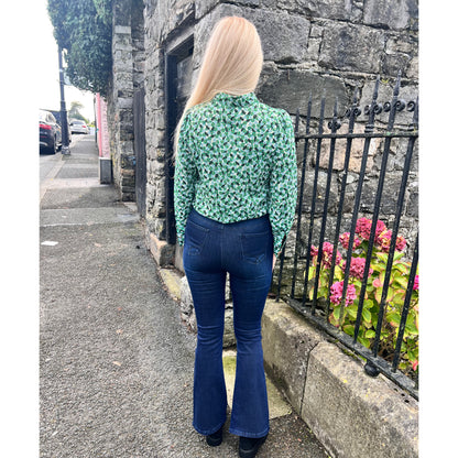 Rant & Rave Kim Flare Dark Jeans