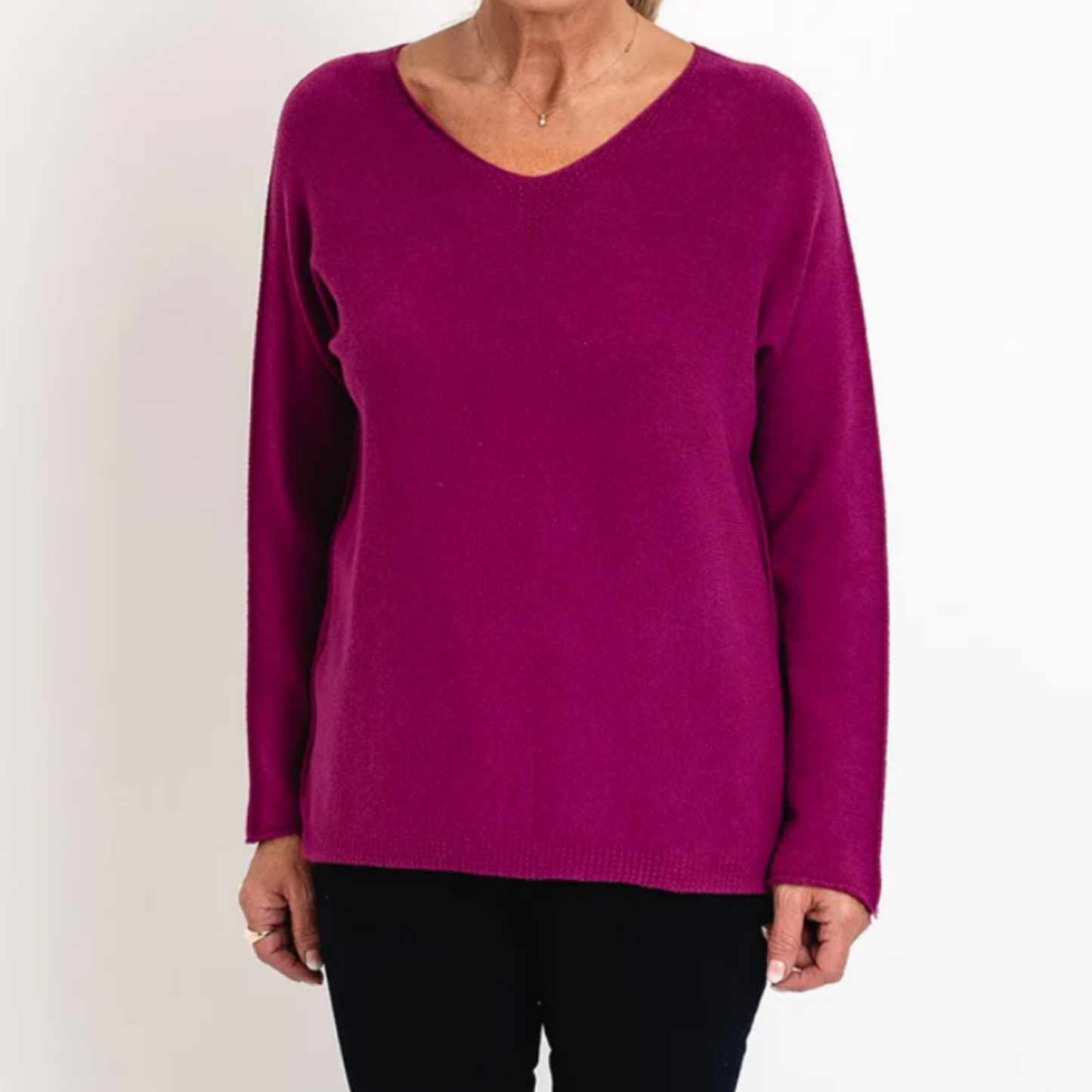 Deck V Neck Knitted Jumper (3 Colours)