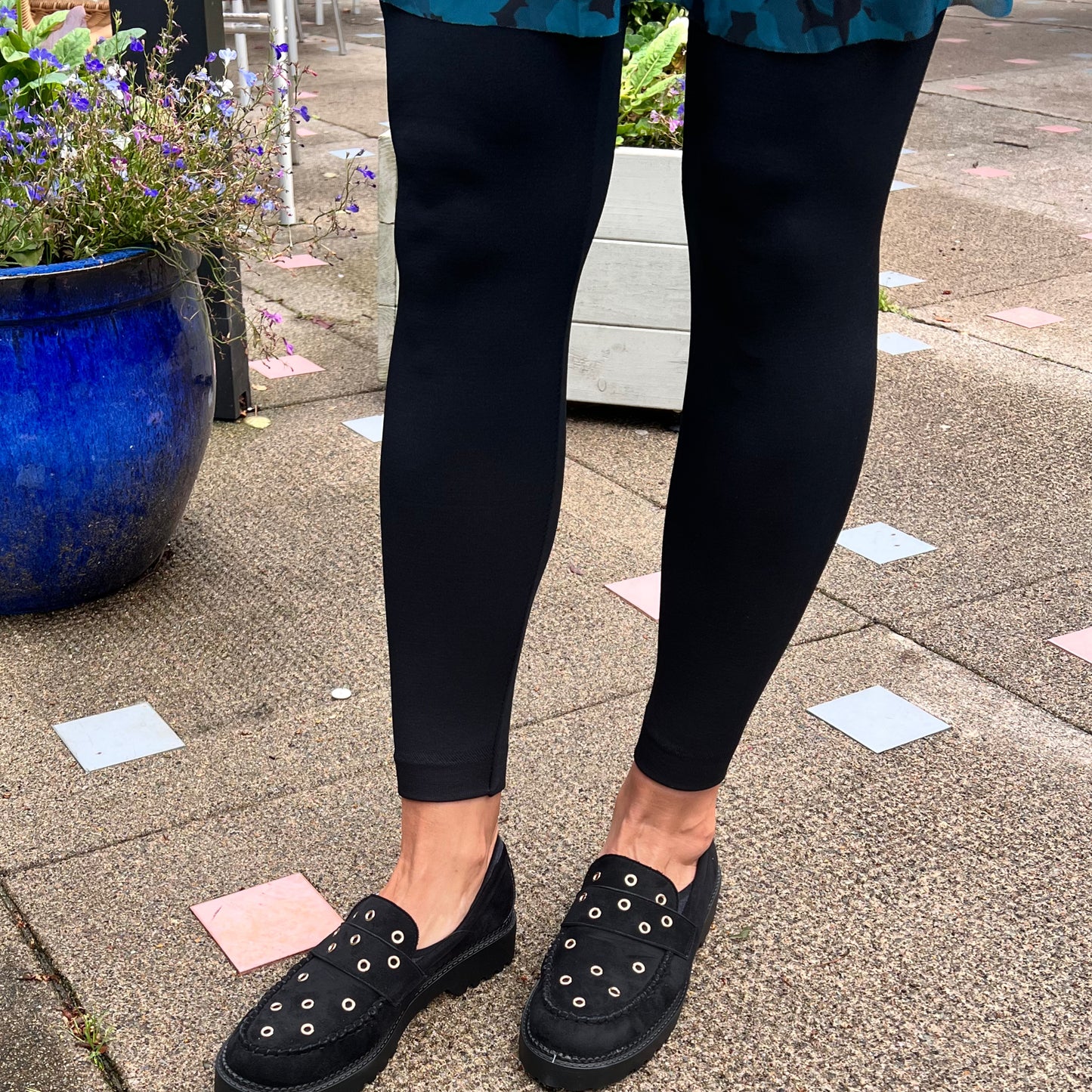 Tammy Black Fleece Lined Leggings