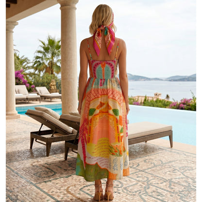Lorna Multicoloured Maxi Dress