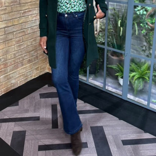 Rant & Rave Kim Flare Dark Jeans