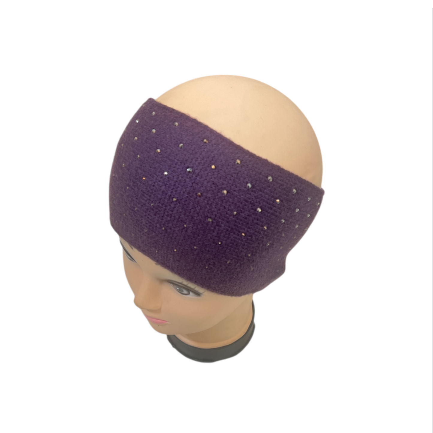 POM Purple Crystal Studded Headband