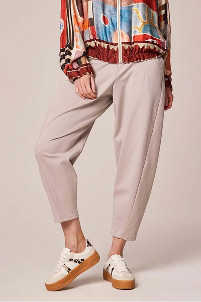 DECK Barrel Trousers Taupe
