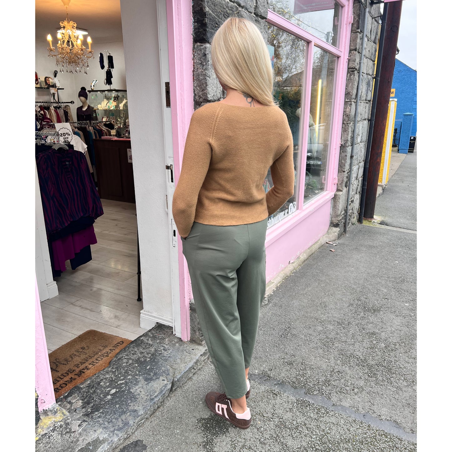 Emer Knitted Jumper Camel