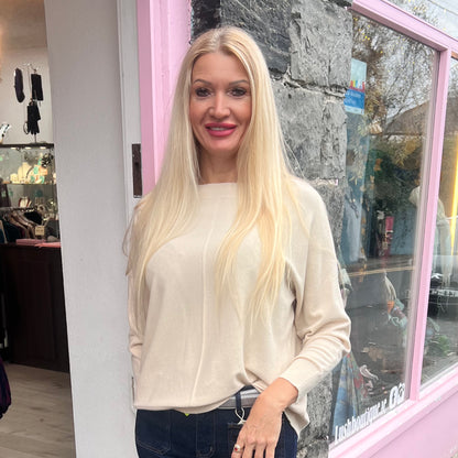 DECK Knitted Jumper Deep Cream