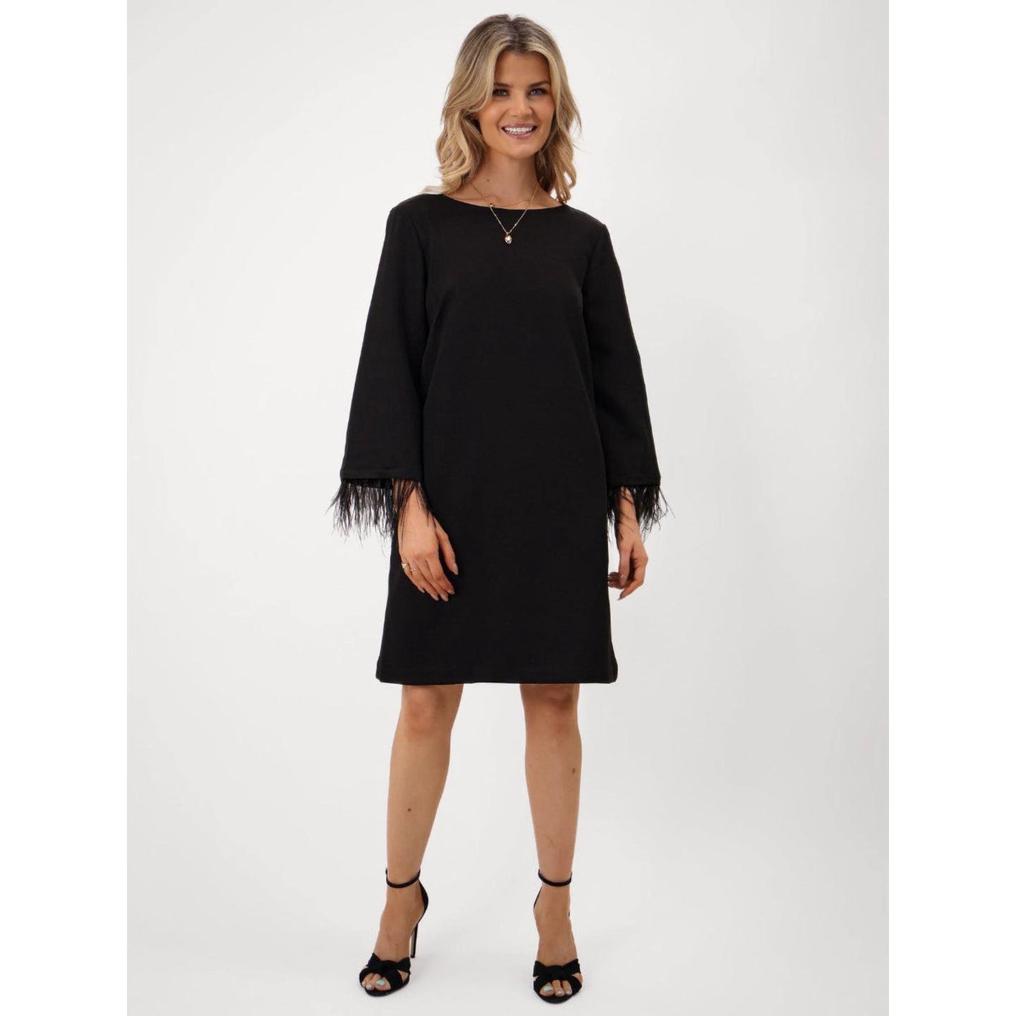 Pamela Bow Dress Black