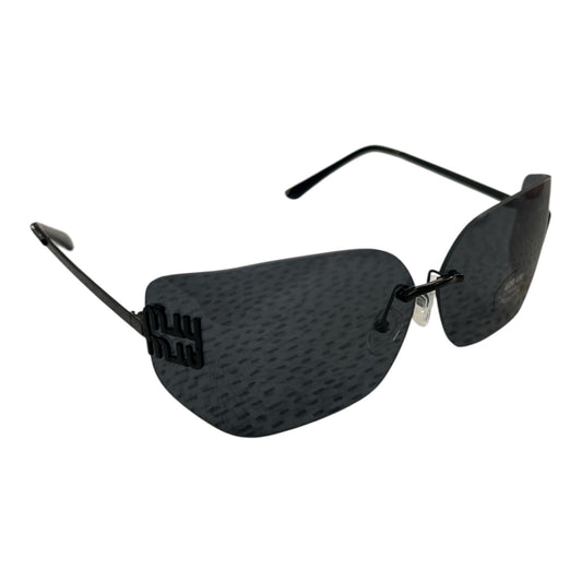 Black & Charcoal Wrap Around Sunglasses
