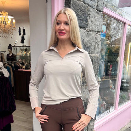 DECK Layering Shirt Taupe