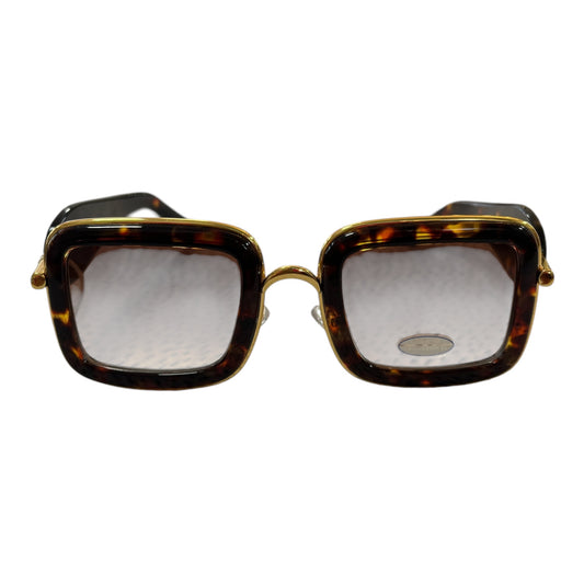 Tortoiseshell & Gold Sunglasses