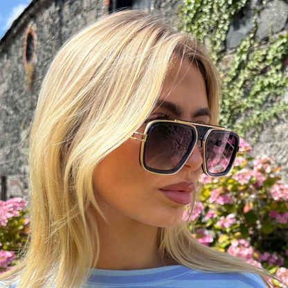 Navy & Gold Sunglasses