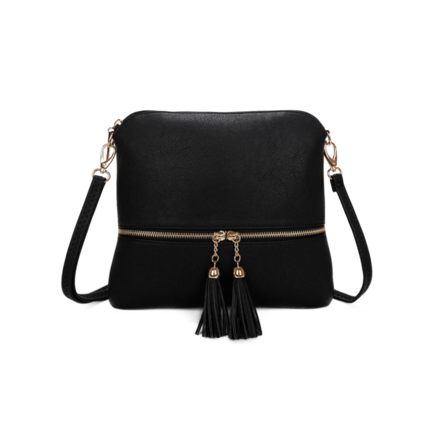 Black Tassel Crossbody Bag