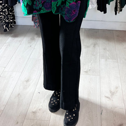 Sophie Black Stretch Straight Leg Jeans