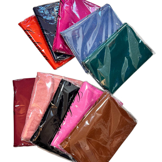 Plain Cashmere Mix Pashminas (11 Colours)