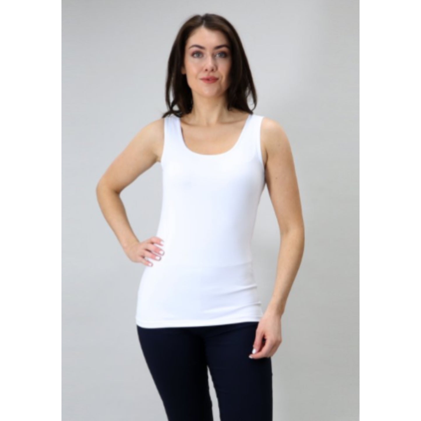 DECK By Decollage Pia White Vest Top