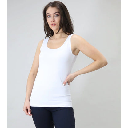 DECK By Decollage Pia White Vest Top