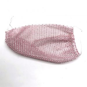 Diamonte Mesh Face Mask