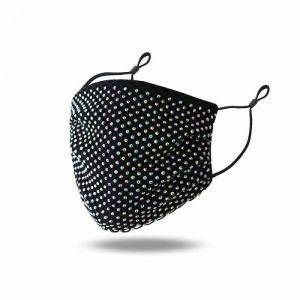 Diamonte Mesh Face Mask